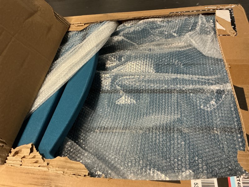 Condition photo showing Good Condition for muchenghy folding adirondack chairs hdpe weather resistant, patio firepit chairs, sturdy outside chair, lawn chairs, 15min assembly 380lb, royal blue 1 royal blue
