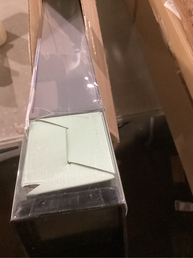 Condition photo showing Good Condition for aosky blackout roller shades cordless blinds for windows, free-stop shades with valance, thermal insulated fabric, uv protection, blinds for home and office (30" w x 72" h, linen grey) linen grey 30"w x 72"h