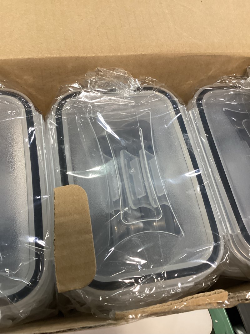 Condition photo showing New/Like New for praki airtight food storage containers set with lids - 24 pcs, bpa free kitchen and pantry organization, plastic leak-proof canisters for cereal flour & sugar - labels & marker black