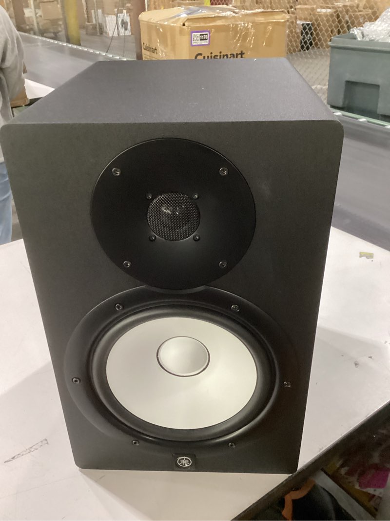 Condition photo showing As Is for NOT TESTED YAMAHA HS8 Studio Monitor, Black, 8 Inch Monitor Speaker 8\" Black