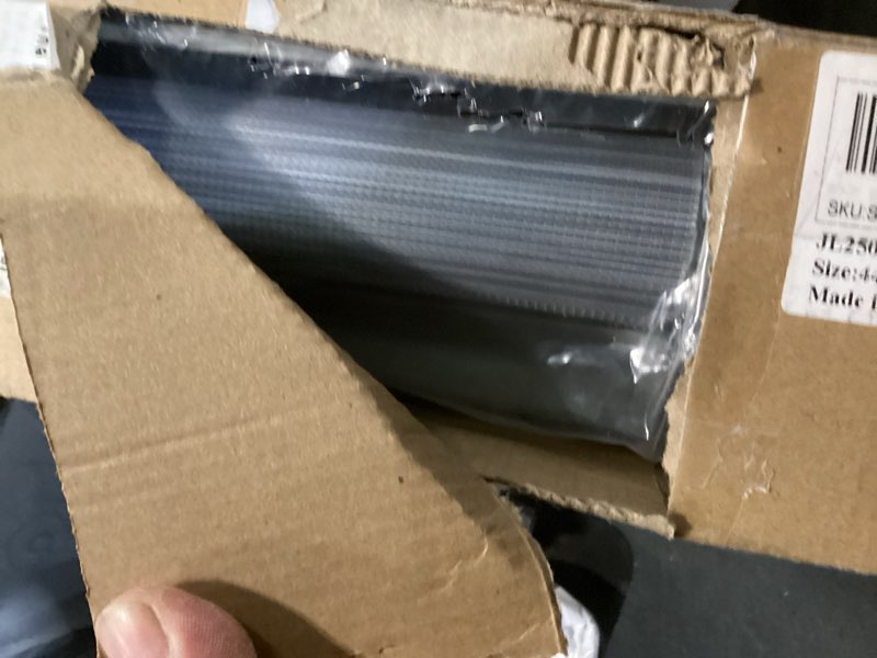 Condition photo showing Good Condition for Joydeco Cordless Zebra Blinds for Windows, Dual Layer Light Control Window Blinds with Light-Proof Aluminum Cover, Free-Stop Roller Shades for Home & Office (Grey,44" W x 75" H) Upgrade- Grey (Aluminum Cover) 44"W x 75"H