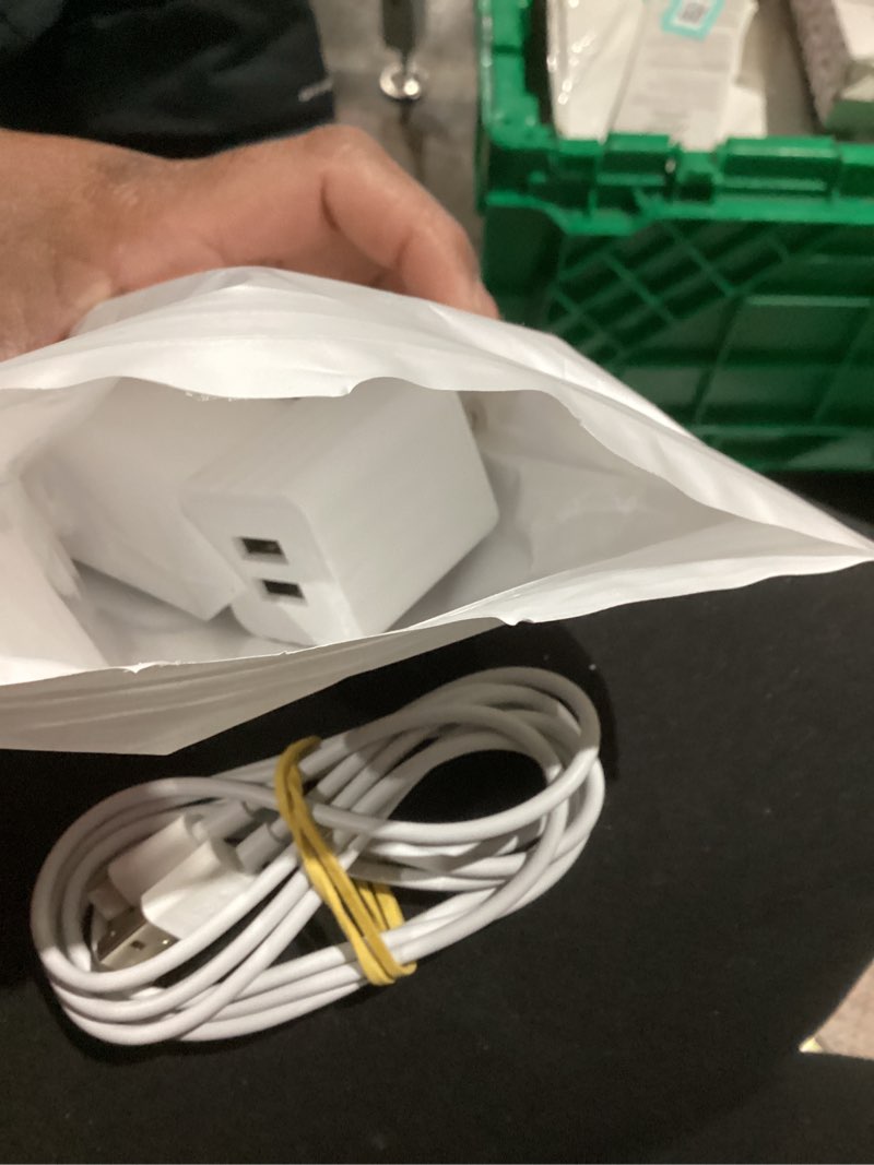 Condition photo showing Good Condition for iPhone Charger,[Apple MFi Certified] Fast iPhone Charger 2PACK 6FT Lightning Cable Cord Fast Charging Dual 2 Port Plug USB Wall Charger Compatible with iPhone 14 13 12 11 Pro Max XS XR X 8 Plus 7 iPad 6FT White