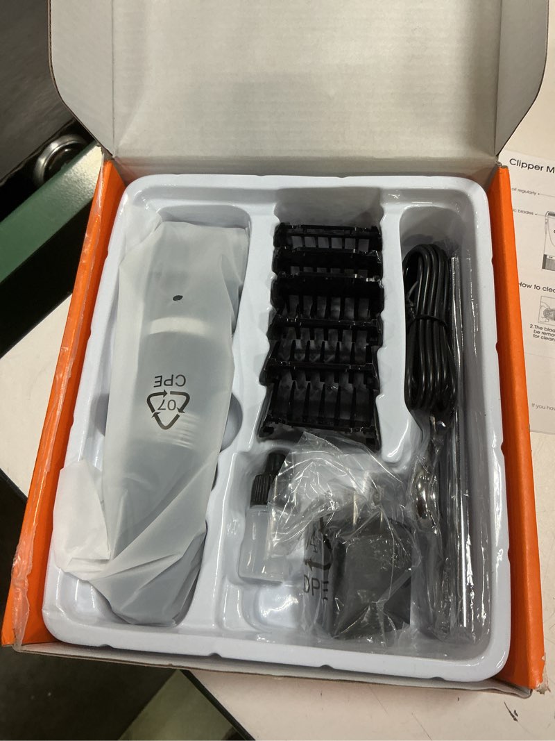 Condition photo showing Good Condition for oneisall dog shaver clippers low noise rechargeable cordless electric quiet hair clippers set for dogs cats pets blue