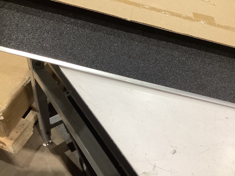 Condition photo showing Good Condition for 27.6"l×1.6"h bridge threshold ramps for doorways, fits 2.8–5.1" wide thresholds with adjustable support bars, non-slip aluminum wheelchair ramps for home steps, sliding door ramp for wheelchair 27.6"l & 2.8–5.1" wide