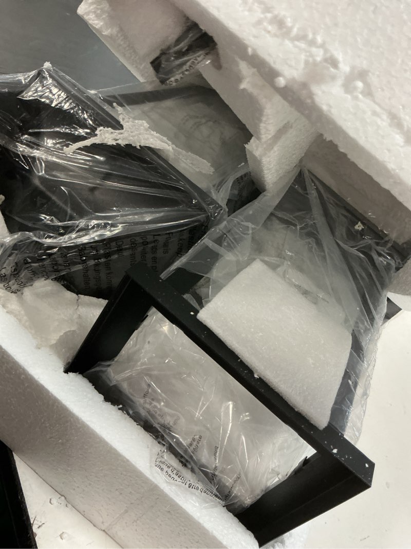 Condition photo showing Good Condition for 2-pack dusk to dawn large outdoor wall lights 17 inch, exterior light fixtures porch lights tempered clear glass, ip65 waterproof anti-rust outside wall sconces matte black wall lanterns black with sensor/2-pack