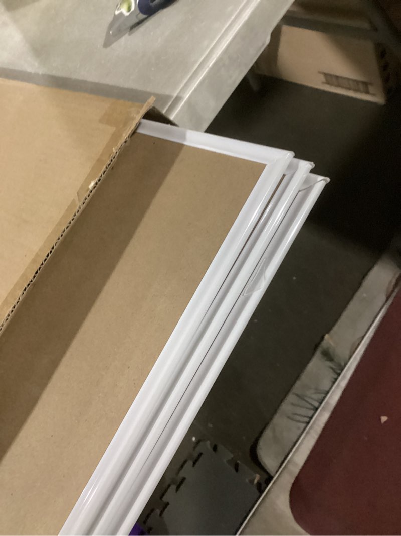 Condition photo showing Good Condition for upsimples 16x24 Picture Frame White 3 Pack, Scratch-Proof Poster Frames 16 x 24 for Photo Gallery - Slide-In Strips, Horizontal or Vertical Wall Mounting White 16x24