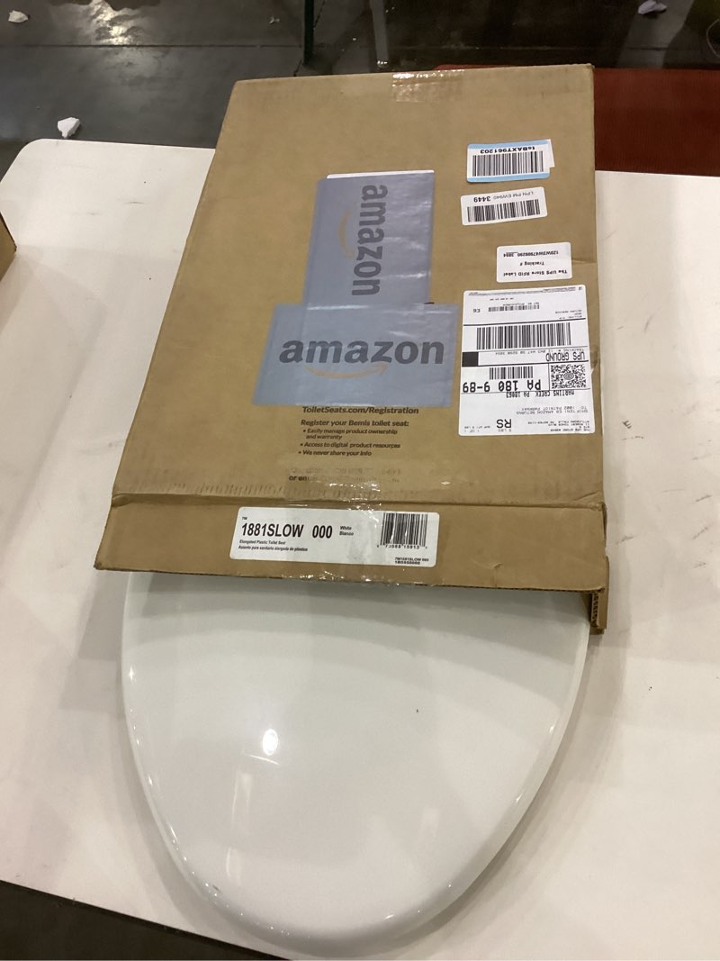 Condition photo showing New/Like New for Little2Big Toilet Seat with Built-In Toddler Potty Training Seat, Slow Close, Easy to Install, Made in USA, ELONGATED, White