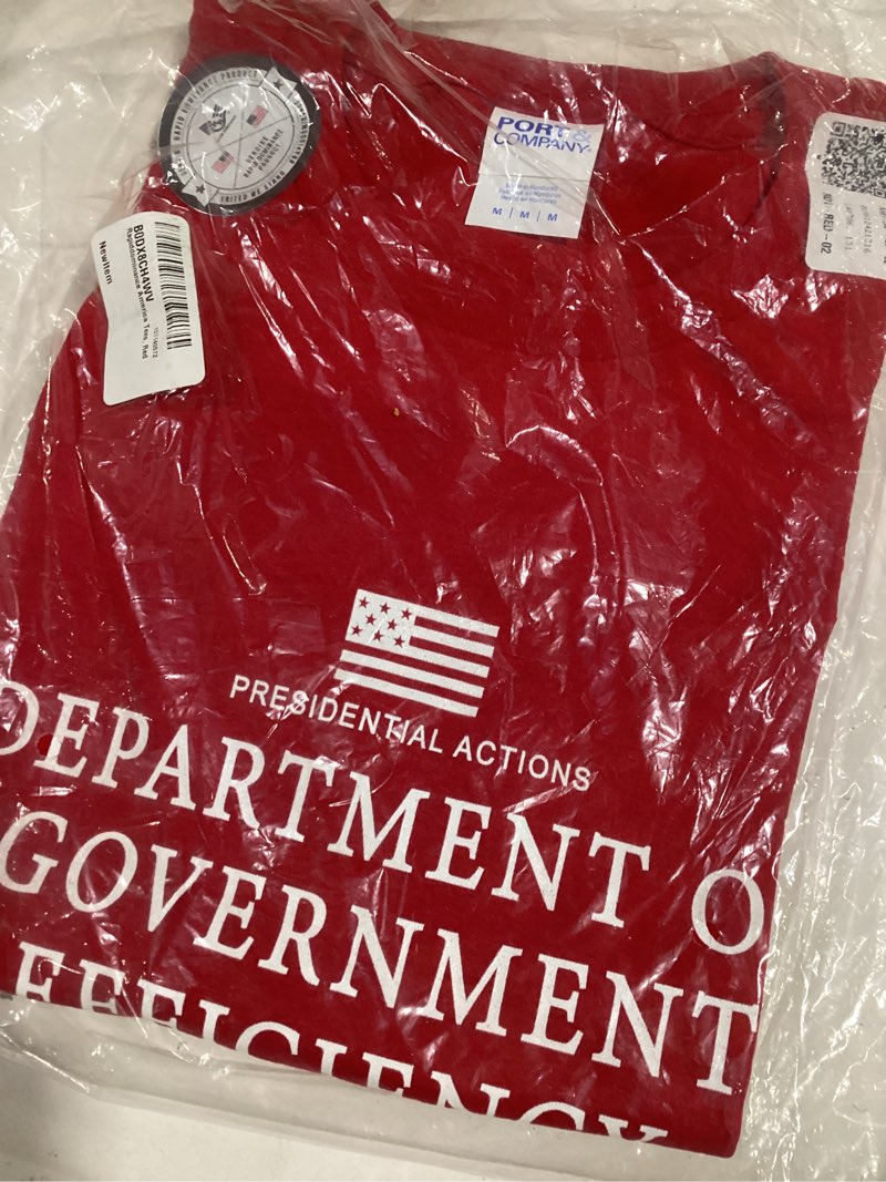 Condition photo showing New/Like New for Rapiddominance America Tees Medium Red