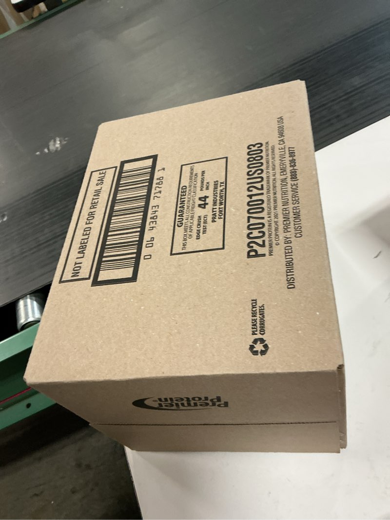 Condition photo showing New/Like New for (By 21-nov-2025)Premier Protein Shake, Café Latte, Caffeinated, 30g Protein, No Added Sugar, 24 Vitamins & Minerals to Support Immune Health, 11.5 fl oz, 12 Pack