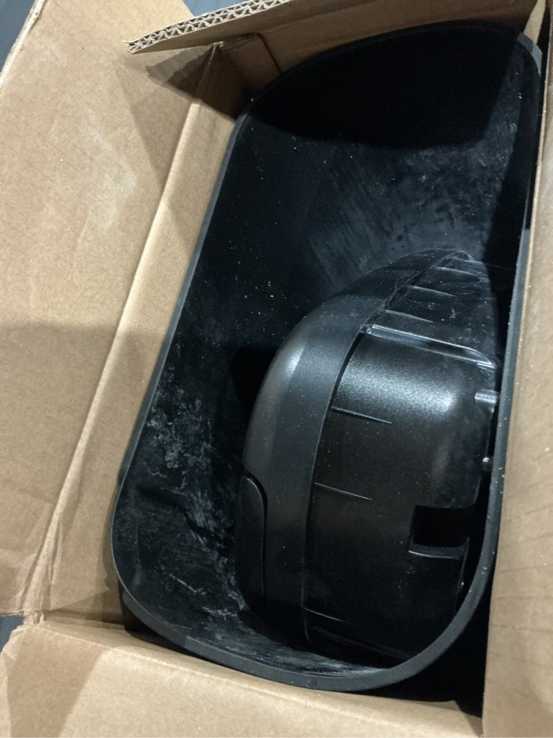 Condition photo showing As Is for amazon basics 8-sheet cross cut paper shredder and credit card shredder - black 8 sheet black