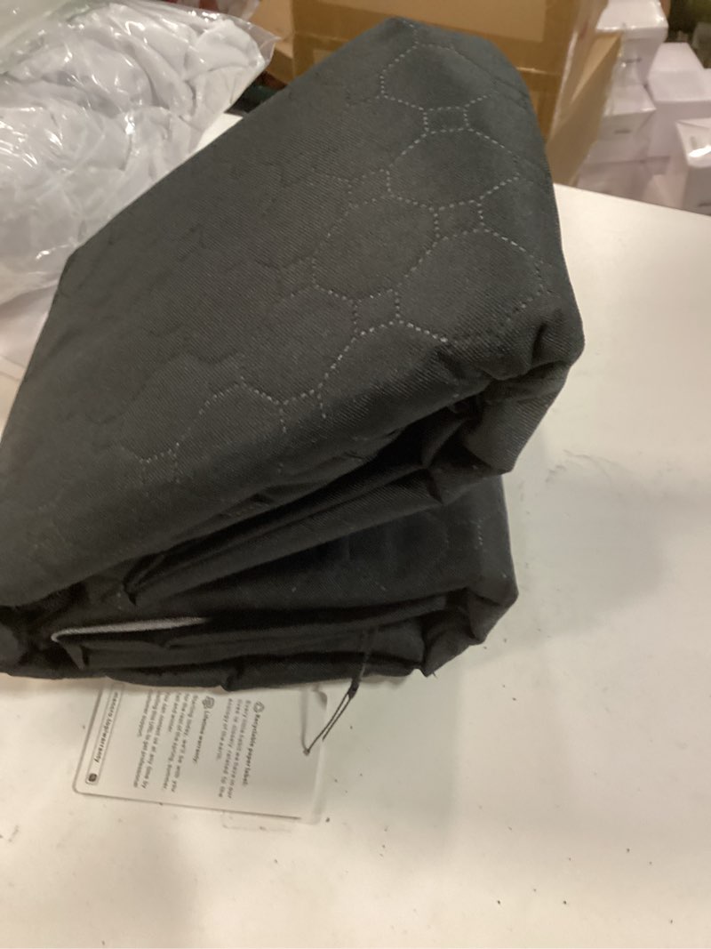 Condition photo showing Good Condition for Mancro Dog Car Seat Cover for Back Seat, 2026 Upgraded 600D Heavy Duty Waterproof & Scratch-Resistant Dog Hammock for Car, Back Seat Pet Cover for Dogs with Sedan, Trucks and SUVs, Standard, Black Black Standard (54" W x 55" L)