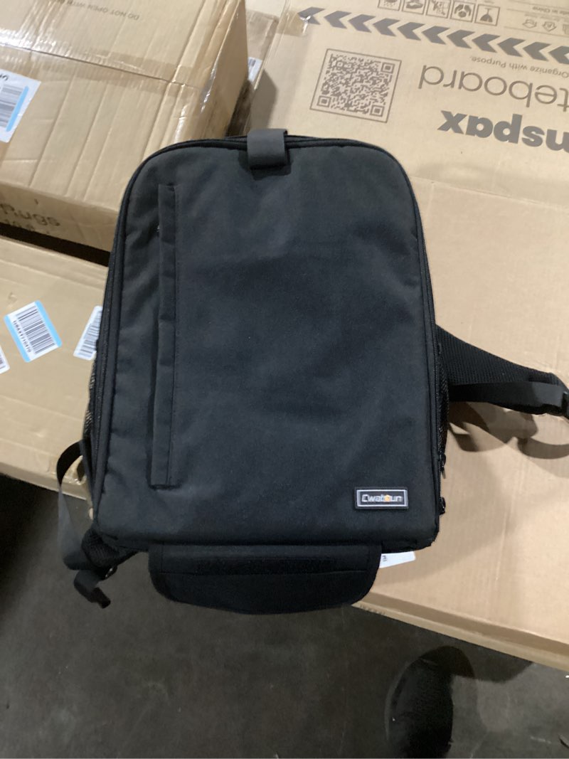 Condition photo showing Good Condition for cwatcun camera backpack trolley case bag with tripod holder anti-theft waterproof camera bag fits 15.6' laptop for canon nikon sony dslr slr camera for women men photographer black 5.0 l