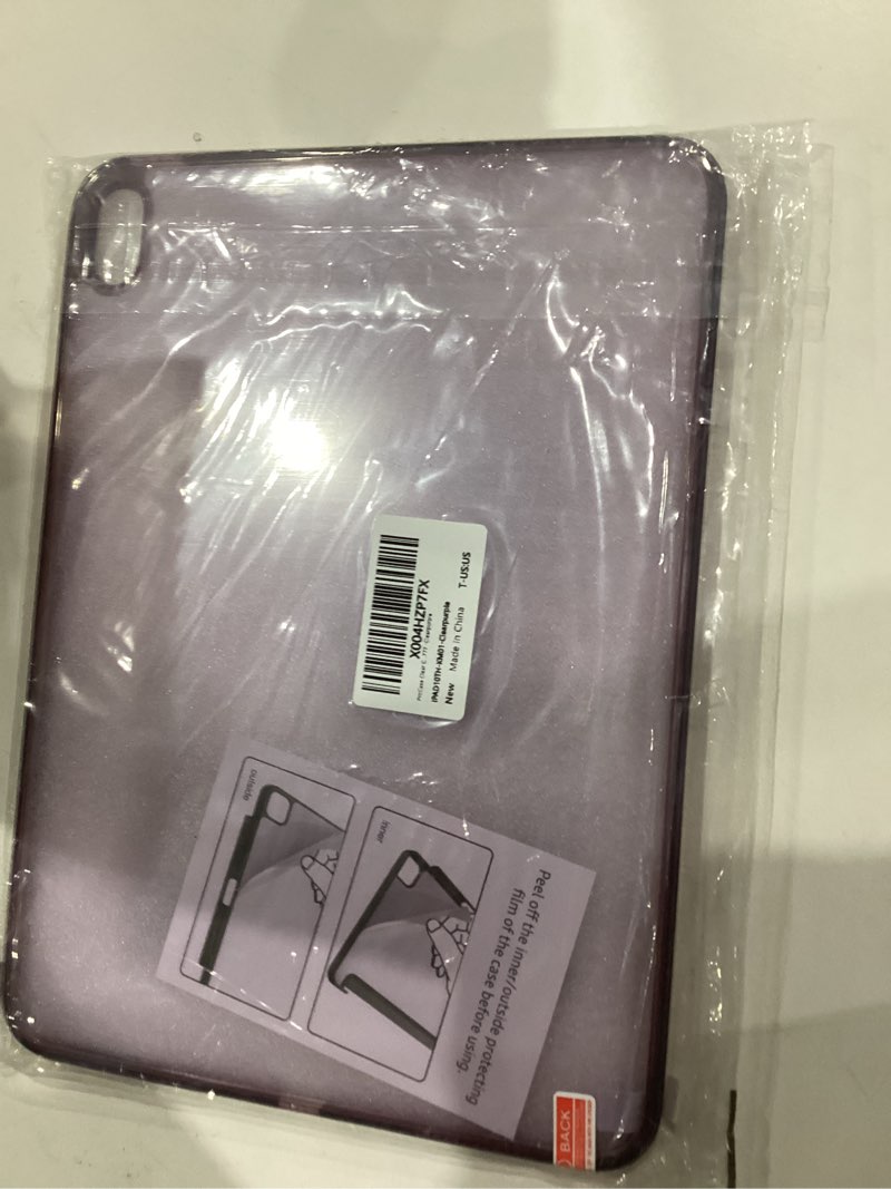 Condition photo showing New/Like New for ProCase Clear Case for iPad (A16) 11th Generation 2025 11 Inch/ 10th 10.9 Inch 2022, Slim Light Transparent Anti-Yellow Back Cover for iPad 11/10 Gen 11" 10.9" -Clearpurple
