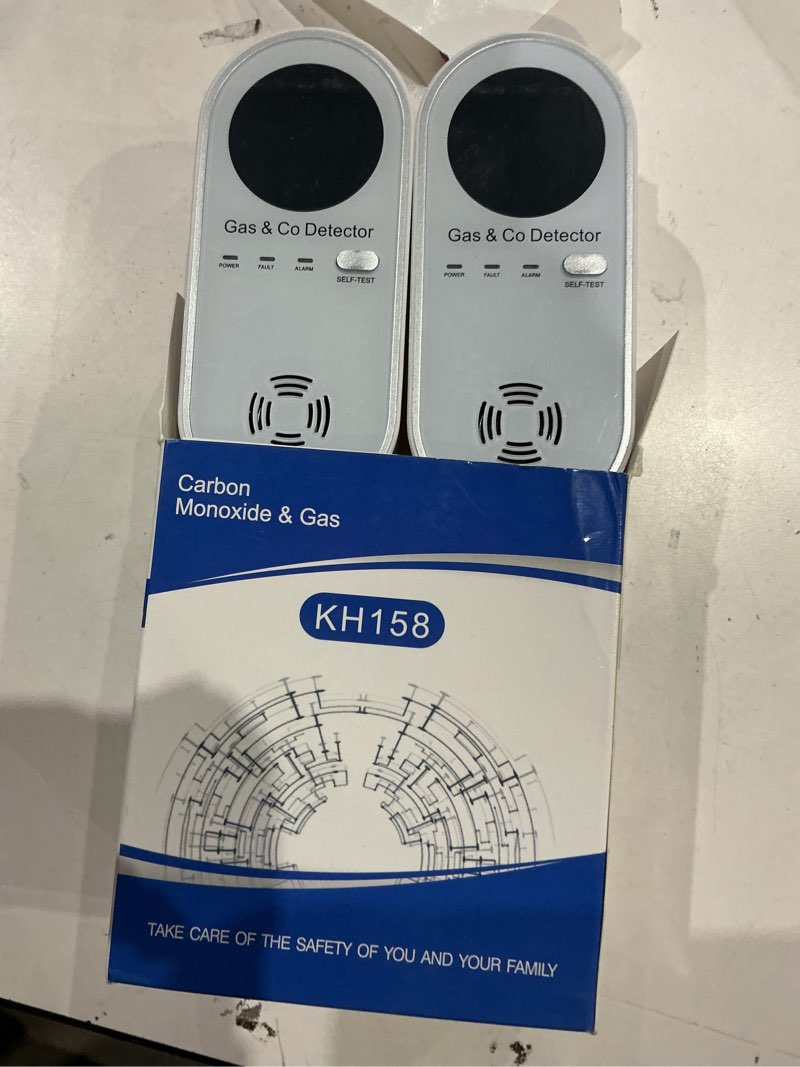 Condition photo showing Good Condition for nicgol 4-in-1 natural gas leak detector & carbon monoxide detectors - carbon monoxide detectors plug in - natural gas, propane, co detector, temperature & humidity detector for home, rv (2 packs) gas/co-2 pack