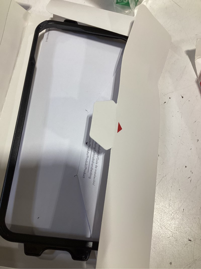 Condition photo showing As Is for zagg glass+ screen protector for iphone 14 plus/ 13 pro max - 3x shatter protection, high scratch resistance, oil-resistant, reinforced edges,invisibleshield, easy install