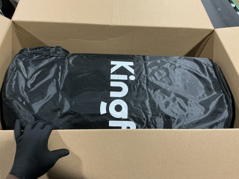 Condition photo showing Good Condition for kingfun 3 inch certipur-us memory foam camping mattress pad, waterproof roll up sleeping pad, thick floor sleeping mats for tent with removable travel bag gray twin 75" x 36" x 3 inch