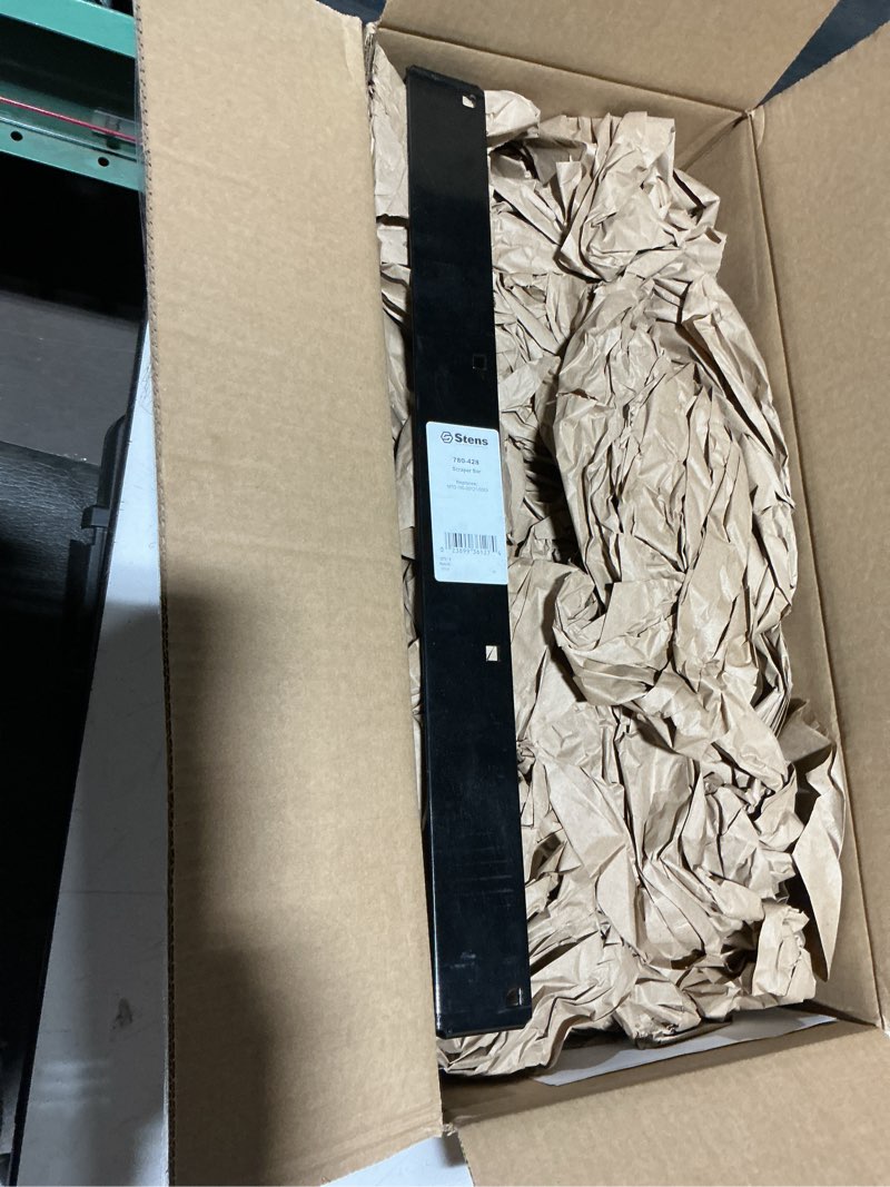 Condition photo showing New/Like New for stens 780-428 scraper bar compatible with/replacement for mtd 24" two stage snowblowers 1992 and newer 753-0625, 784-5581, 784-5581a, 784-5581a-0637, 784-5581a-0687, 790-00120-0637, 790-00120-0691