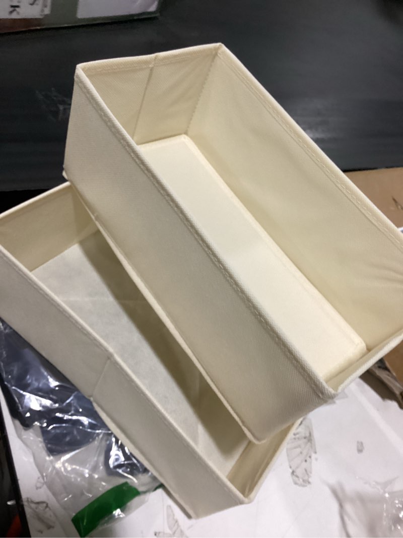 Condition photo showing Good Condition for dimj drawer organizer clothes storage - 18 pack baby dresser organizer for nursery, foldable closet drawer organizer bins for bedroom organization, fabric storage dividers for socks, underwears, bras