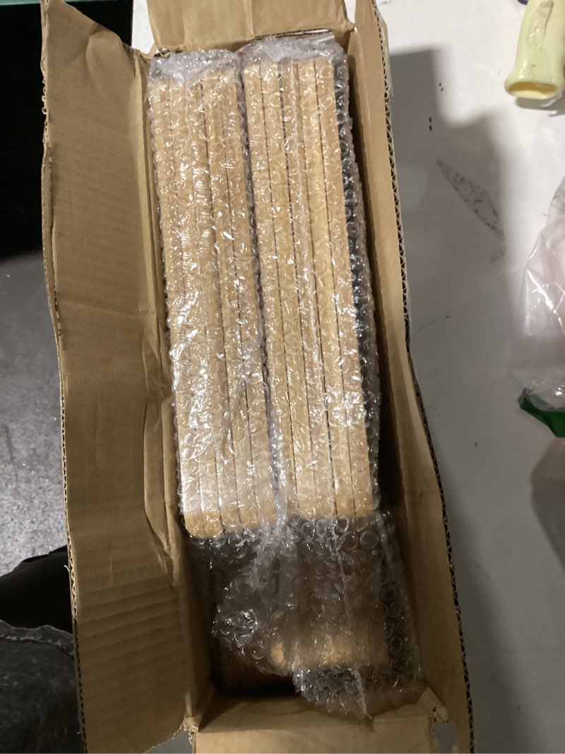 Condition photo showing Good Condition for 10pcs Wood Cutting Boards Bulk for Kitchen, 15x7 inch Personalized Bamboo Charcuterie Boards Customized Laser Engraving Serving Chopping Board for Pizza, Cheese, Dessert, Fruit, Vegetables Medium