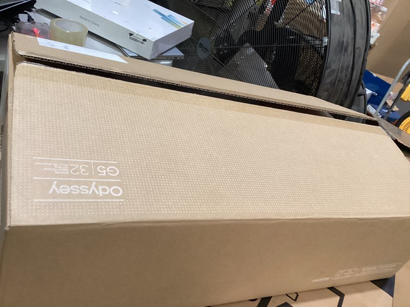 Condition photo showing New/Like New for samsung 32" odyssey g55c series qhd 1000r curved gaming monitor, 1ms(mprt), hdr10, 165hz, amd radeon freesync, eye care, glare free, sharp resolution ls32cg550enxza 32-inch