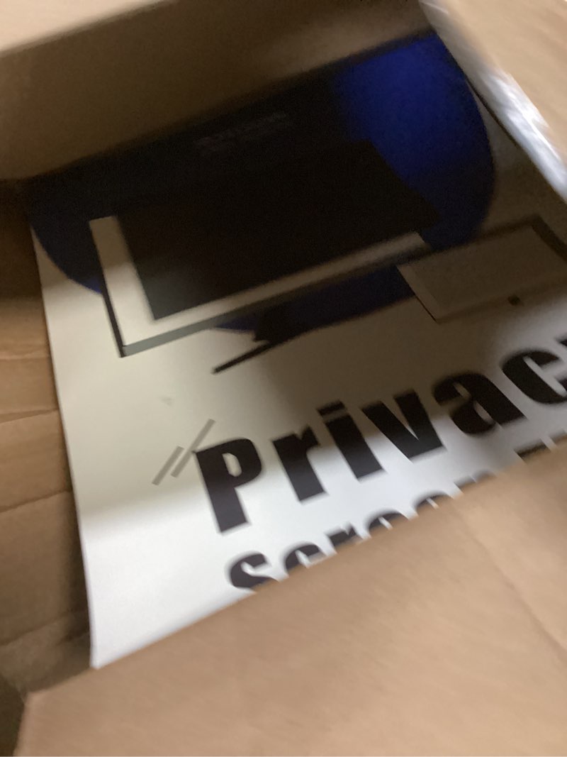 Condition photo showing As Is for [2-Pack] 23.8 Inch Privacy Screen for Computer Monitor 16:9 Aspect Ratio, Eye Protection Anti Blue Light Glare Shield, 23.8inch Removable Black Blackout Anti Spy Desktop Security Private Filter 23.8''(16:9)