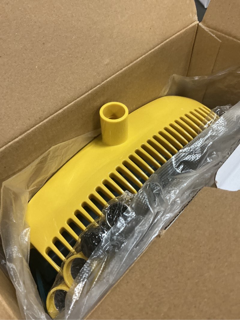 Condition photo showing Good Condition for bimzuc upgrade broom and dustpan set for home self-cleaning with dustpan teeth 51.2in stand up blue