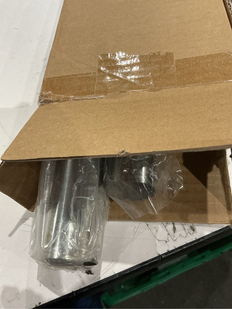 Condition photo showing As Is for Oxdigi Tension Curtain Rods Adjustable Shower Curtain Rod Spring Tension 102.8-122.4 Inches, Curtain Rod No Drill No Rust Nonslip Heavy Duty for Bathroom, Window, Closet, Room Divider, Stainless Steel