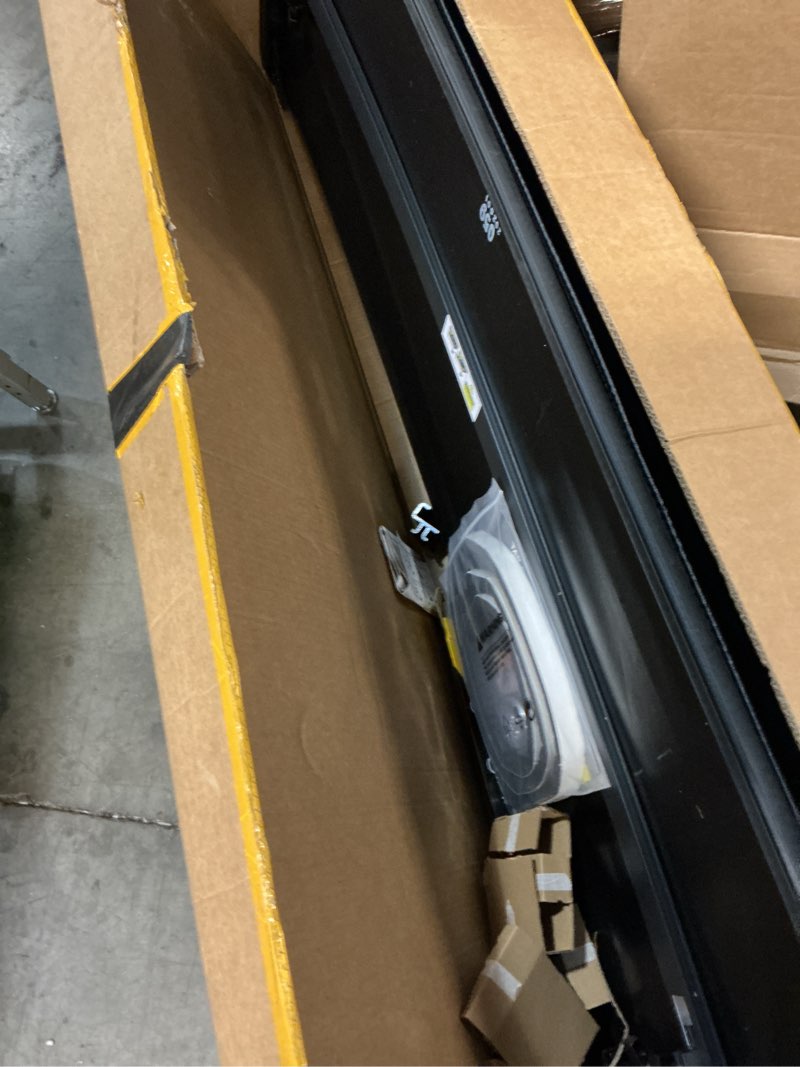 Condition photo showing Good Condition for soft tri-fold truck bed tonneau cover for 2016-2025 2026 toyota tacoma fits 5ft bed (60.5") | only for models with the deck rail system | tacoma accessories 2016-2023 5ft bed soft tri-fold | 2016-2026