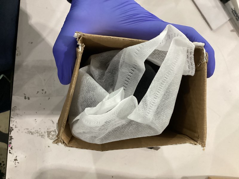 Condition photo showing New/Like New for Premium Leather Steering Wheel Cover for Tesla Model 3/Y 2016-2025 2026 Juniper/Highland, Non-Slip Breathable Tesla Model 3/Y Steering Wheel Protector, White