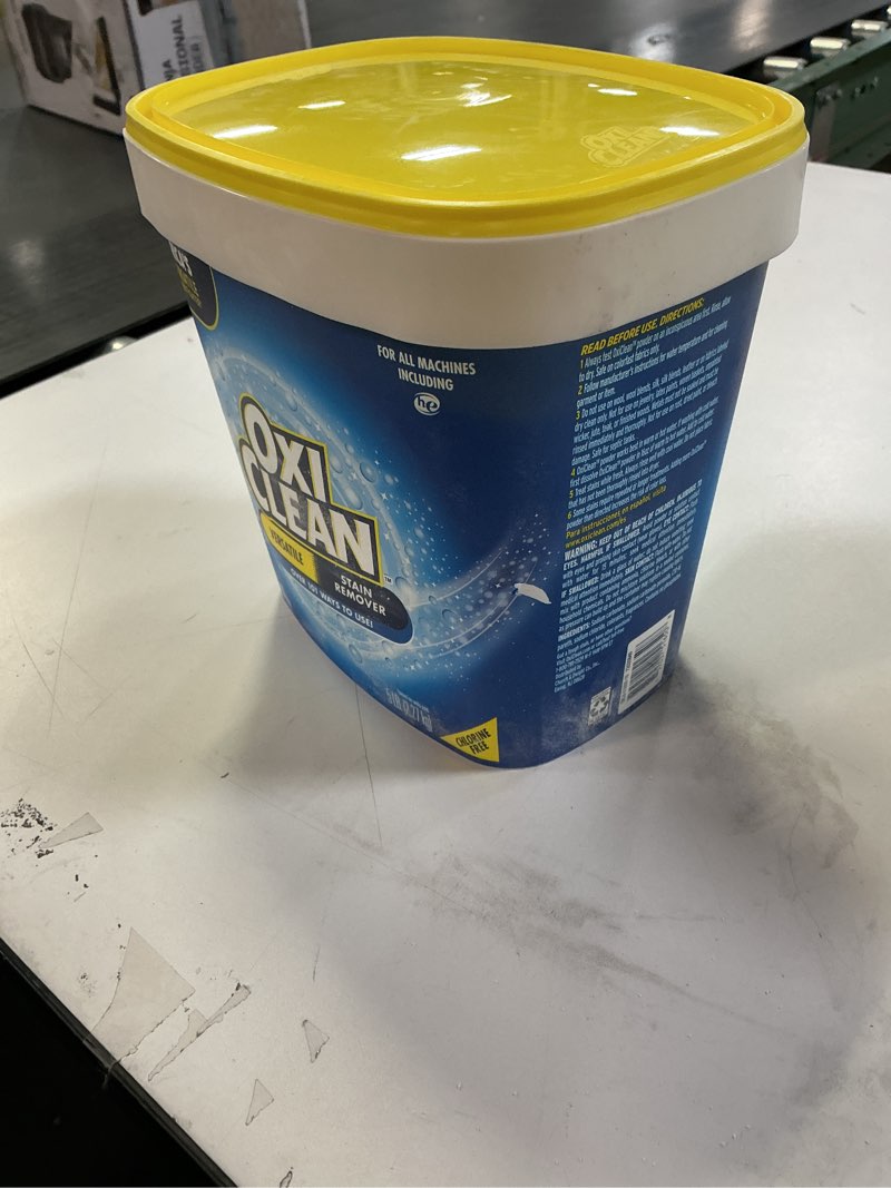 Condition photo showing As Is for OxiClean Versatile Stain Remover Powder, 5 lb
