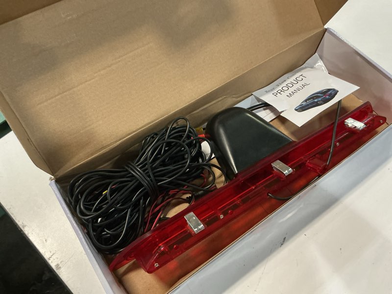 Condition photo showing As Is for car brake light rear view camera for ford transit 2014 2015 2016 2017 2018 car backup reversing, cam