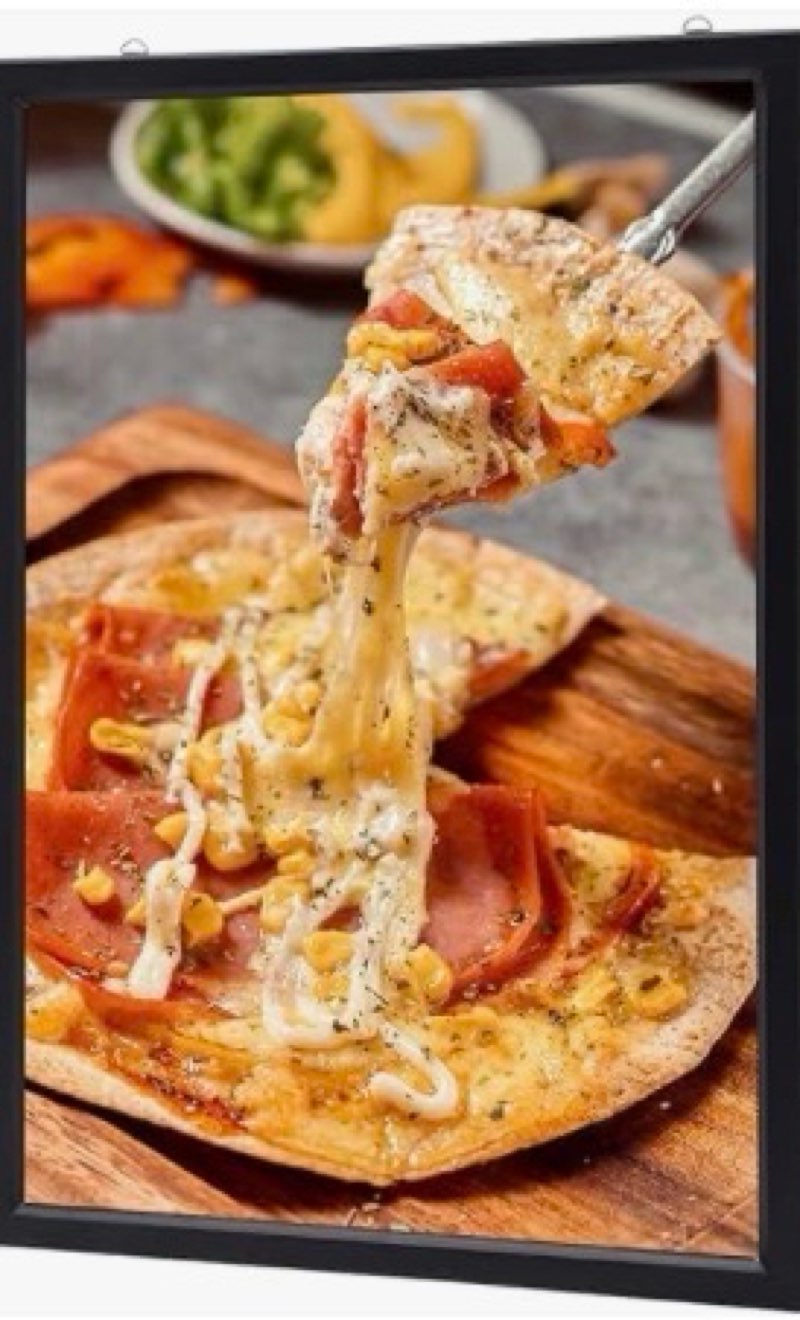 LED Poster Frame 20" x 28" with Dimmer, Dual Orientation Horizontal/Vertical Mount, Edge-Lit Backlig