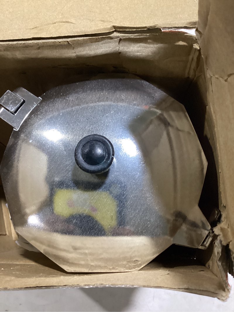 Condition photo showing New/Like New for IMUSA 9 Cup Cast Aluminum Stovetop Coffeemaker, Moka Pot for Classic Cuban, Italian, and Espresso Style Coffee Silver 9 Cup