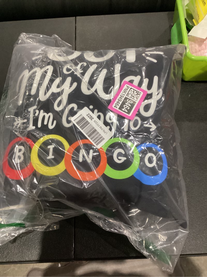 Condition photo showing New/Like New for Bingo Throw Pillow 18x18