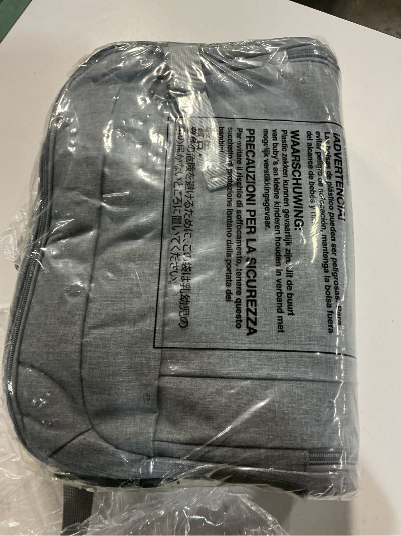 Condition photo showing Good Condition for 55l travel backpack, carry on backpack, expandable 50l - 60l anti-theft tsa flight approved large laptop bag, sturdy 18.4 inch lightweight water resistant business bag for men, grey 3x-large grey