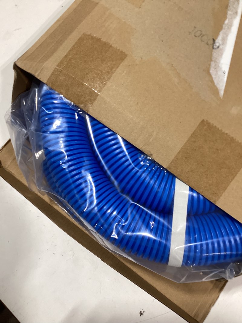 Condition photo showing As Is for eboot 2 pcs 29060e above ground pool hoses 1.5" diameter 59" long swimming pool pump hose replacement for filter pump, saltwater system, sand filters accessories(blue)
