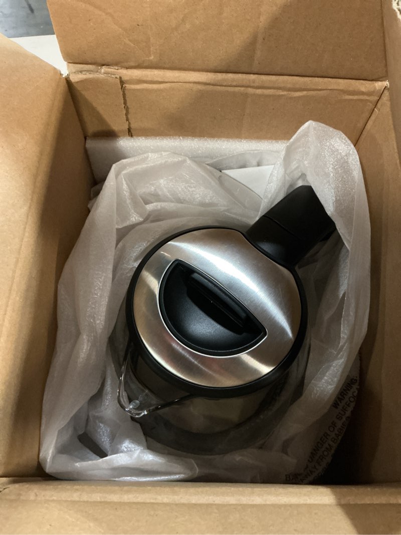 Condition photo showing Good Condition for electric kettle, glass kettle temperature control with 5 colors led lights variable, keep warm, 1.7l/1500w