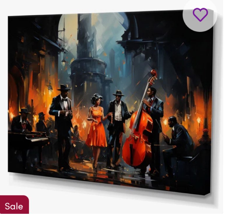 CBOW1276.106 \" Music In Harlems  16 x 32