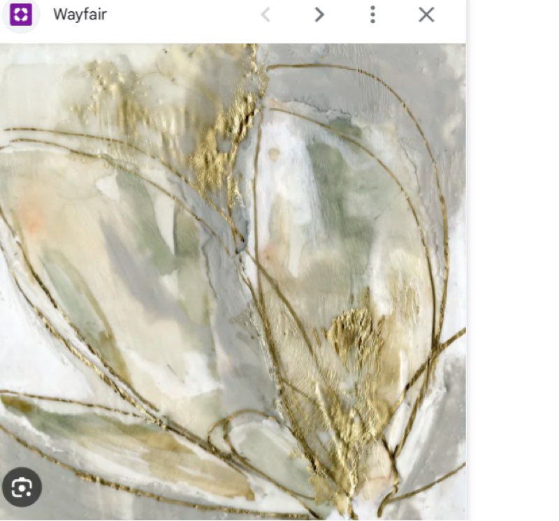 Blooming Gold II by Jennifer Goldberger - Wrapped Canvas Painting Print Format: Wrapped Canvas, Mat Included: No, Size: 20" H x 20" W