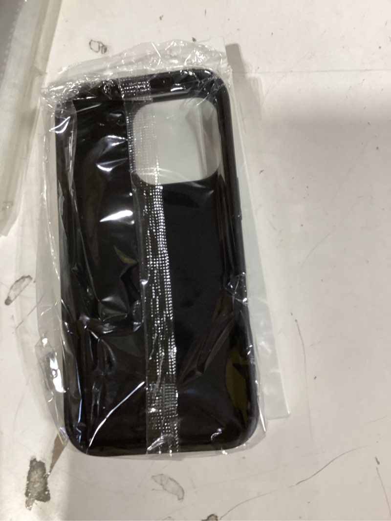 Condition photo showing As Is for ornarto compatible with iphone 16 pro case 6.3", slim liquid silicone 3 layers soft gel rubber shockproof protective cover with anti-scratch microfiber lining-black | 6.3", slim, liquid silicone, 3 layers, soft gel rubber, shockproof