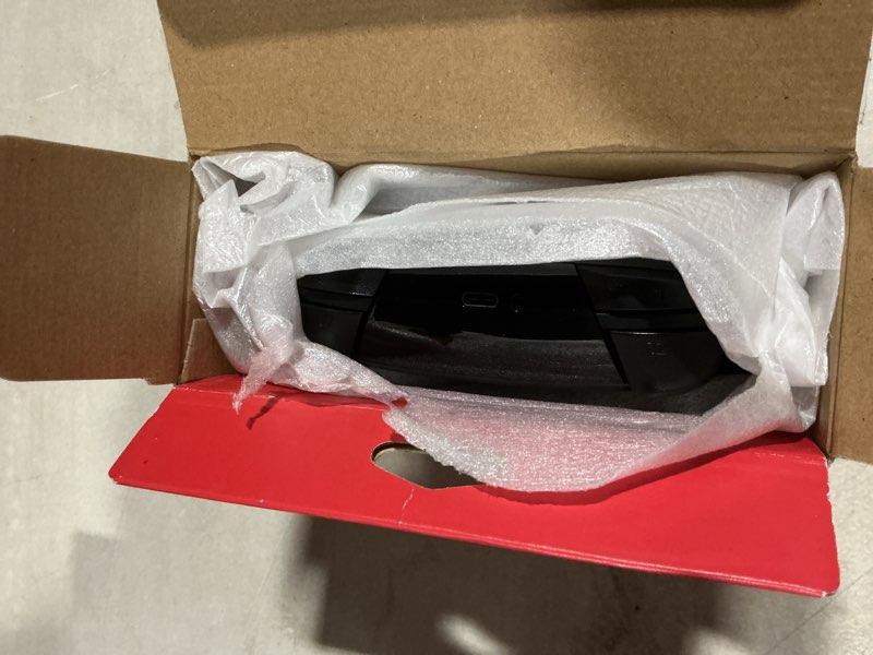 Condition photo showing As Is for nintendo switch pro video game gaming controller, black (renewed)