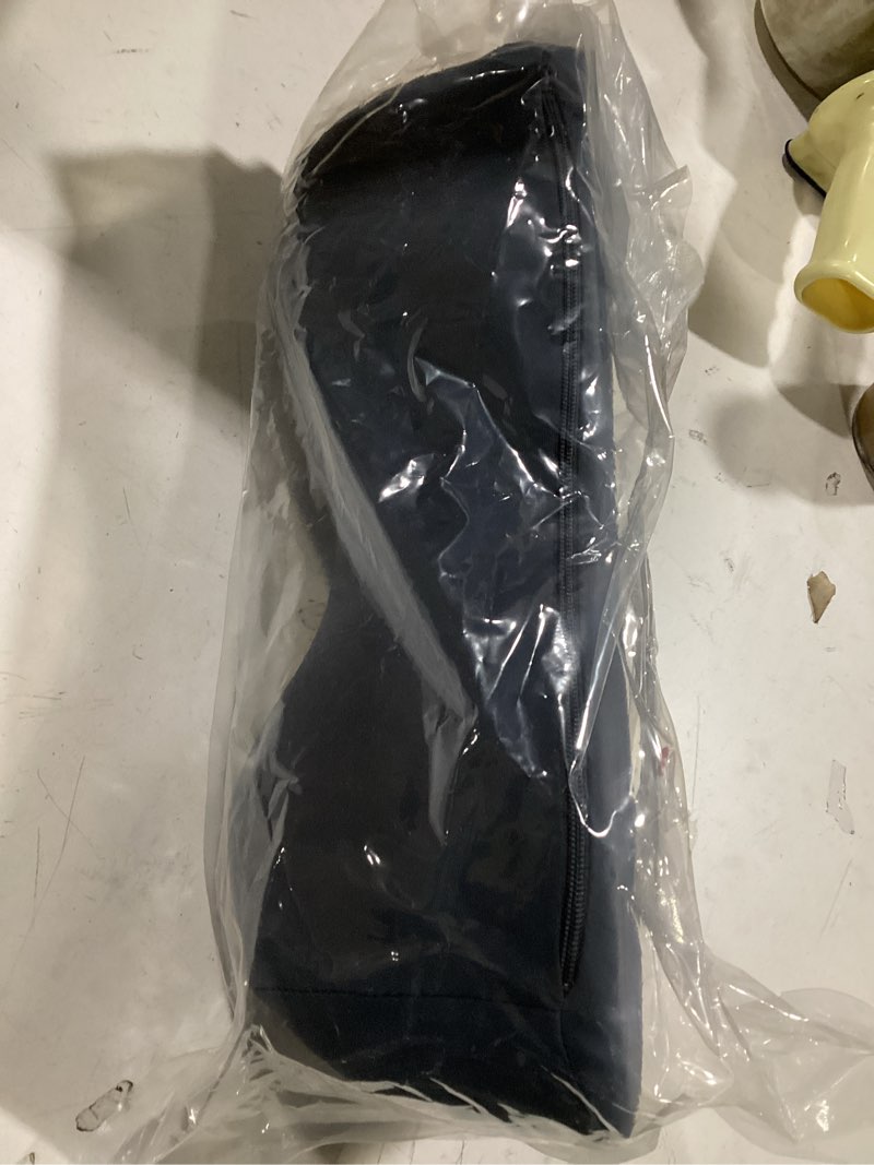 Condition photo showing Good Condition for HydroAurum Cervical Neck Pillow, 100% Memory Foam Neck Roll Pillow for Neck and Shoulder Pain Relief, Orthopedic Support for Office Workers, Drivers & Yoga Black