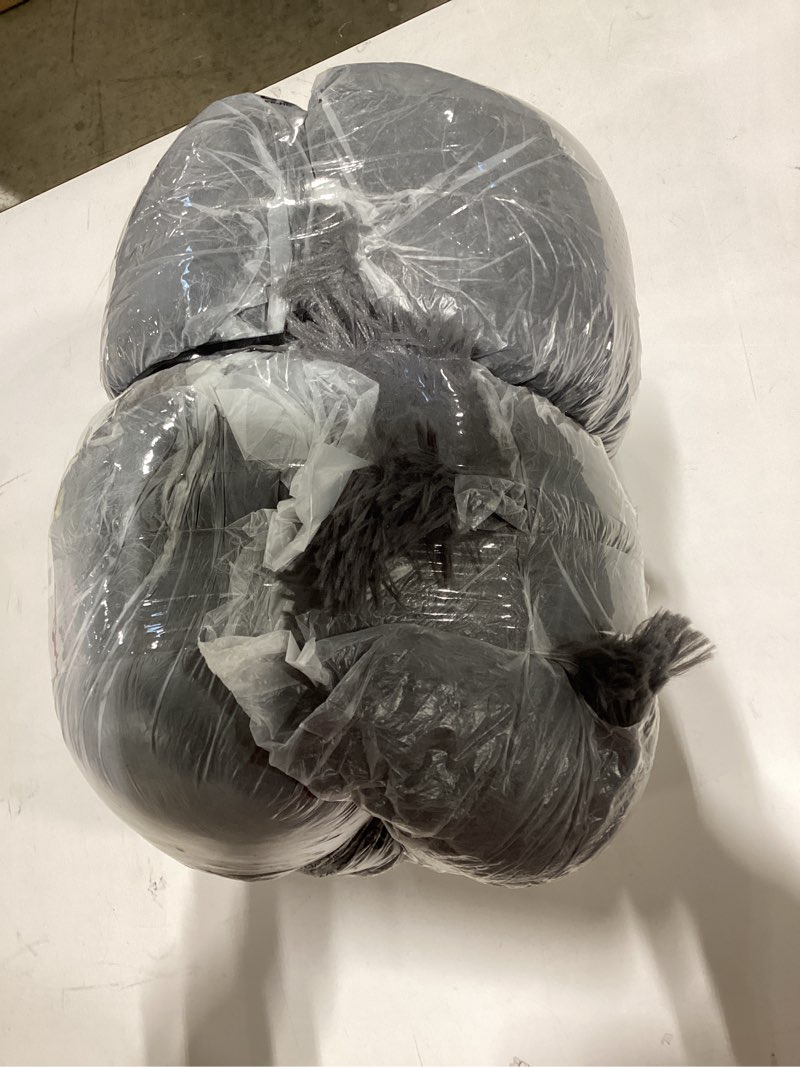 Condition photo showing Good Condition for bedsure calming dog bed for small dogs - donut washable small pet bed, 23 inches anti-slip round fluffy plush faux fur large cat bed, fits up to 25 lbs pets, dark grey 23"l x 23"w x 8"th dark grey