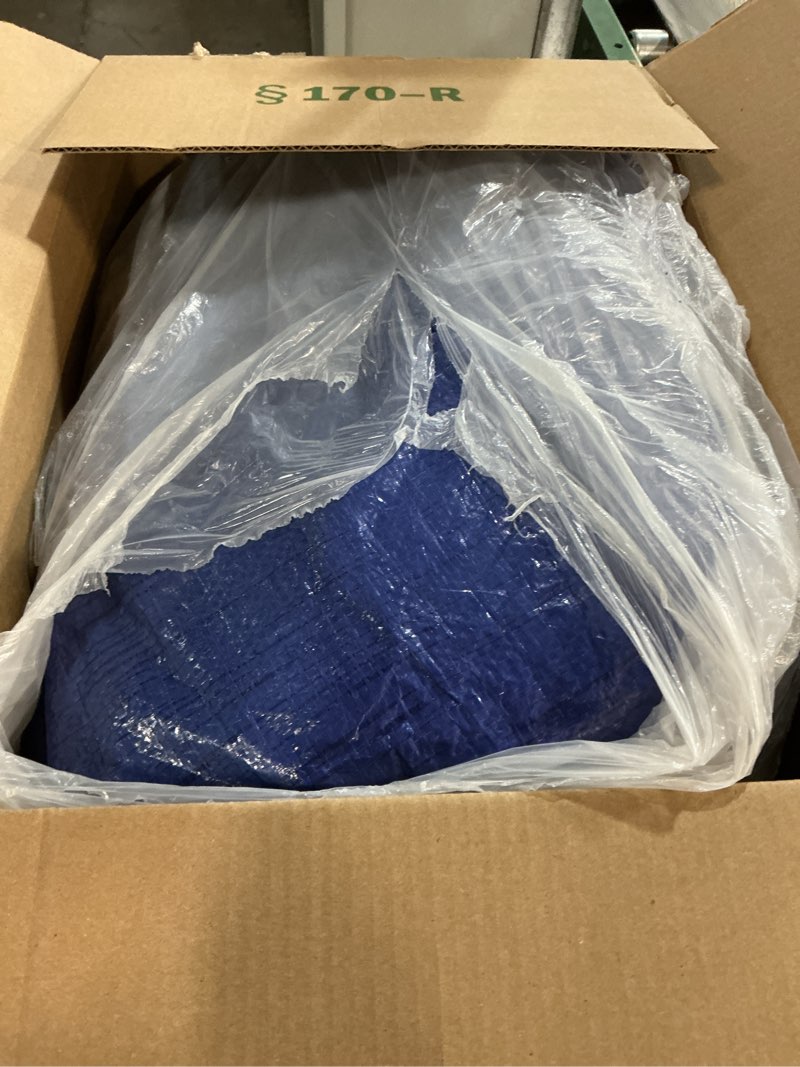 Condition photo showing Good Condition for Dry Top Multi-Purpose Economy Poly Tarp, 20x30 Feet, Blue 20x30 Feet Tarp