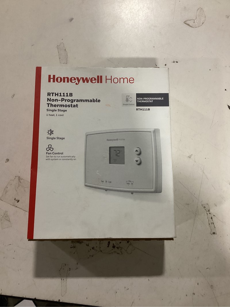 honeywell home 24-volt electronic non-programmable thermostat single-stage heating