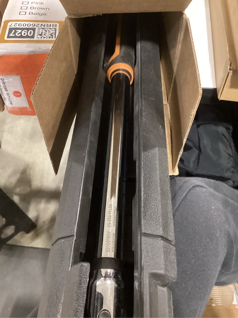 Condition photo showing As Is for GEARWRENCH "1/2" Flex Head Electronic Torque Wrench with Angle 25-250 ft/lbs. - 85079