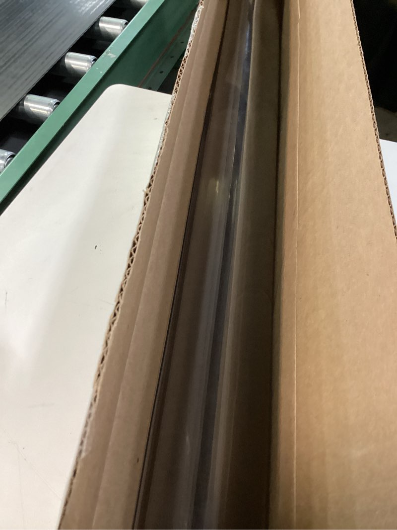 Condition photo showing Good Condition for OstepDecor Clear Table Protector 36 x 54 Inch, 2mm Thick Plastic Table Cover, Waterproof PVC Clear Table Cover Protector, Desk Protector Mat, Writing Desk Pad for Desktop, Coffee & Dining Room Table 36" x 54" (Rectangular) Crystal Clear 2mm