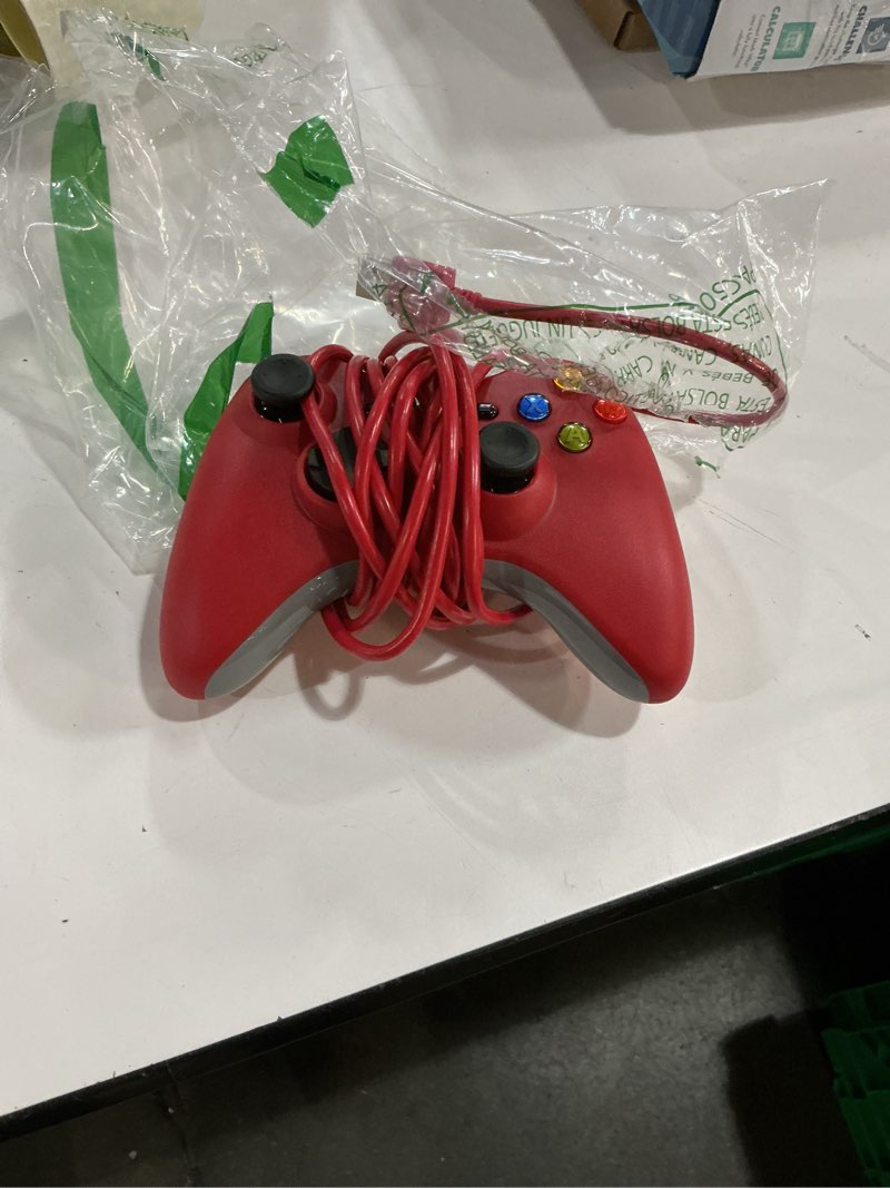 Condition photo showing As Is for hyperkin xenon wired controller for xbox series x|s, xbox one & windows 10|11, pc, plug and play gaming gamepad with 3.5mm audio jack, impulse triggers - red - officially licensed