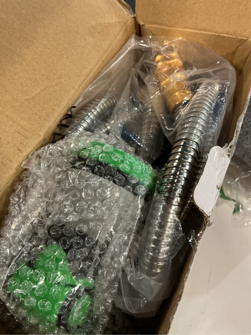 Condition photo showing Good Condition for garden hose 50ft, flexible stainless steel metal water hose with 10-function nozzle, no-kink, leak-proof, wear-resistant, 3/4 ght, easy to use and store for garden, yard, outdoor