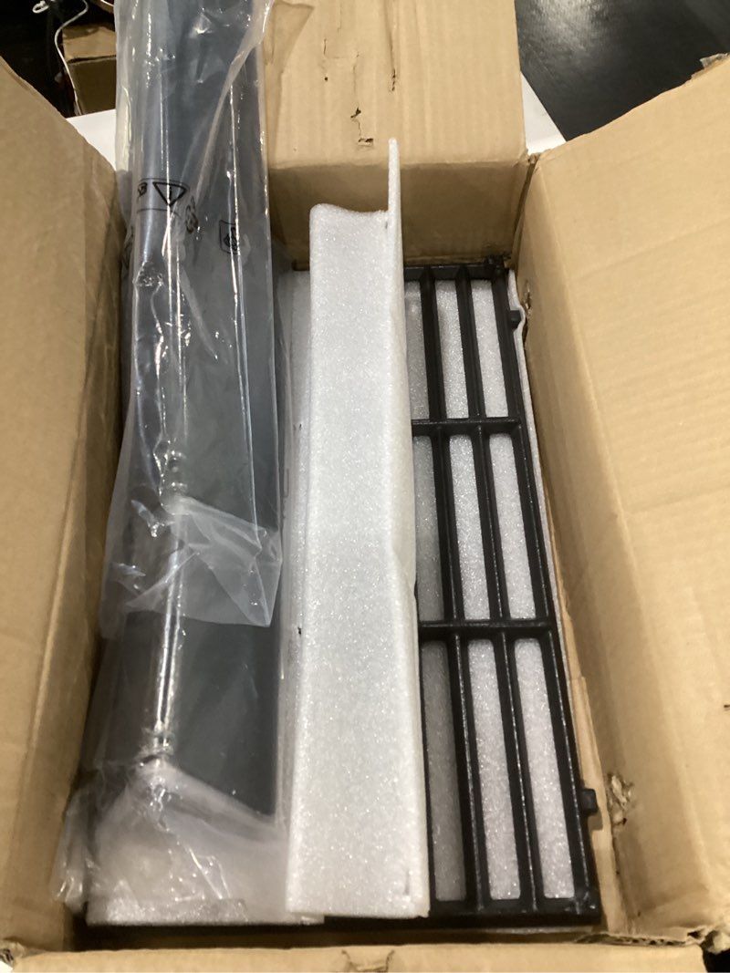 Condition photo showing Good Condition for 7637 grill grates & 7635 flavorizer bars for weber gs4 spirit i/ii 200 series,for spirit s210 e210 s215 e220 e215 s220 grill with front-mounted control, replacement parts for weber 67045 67022 cast iron+porcelain enameled black-7637 grates & 7635 heat plates